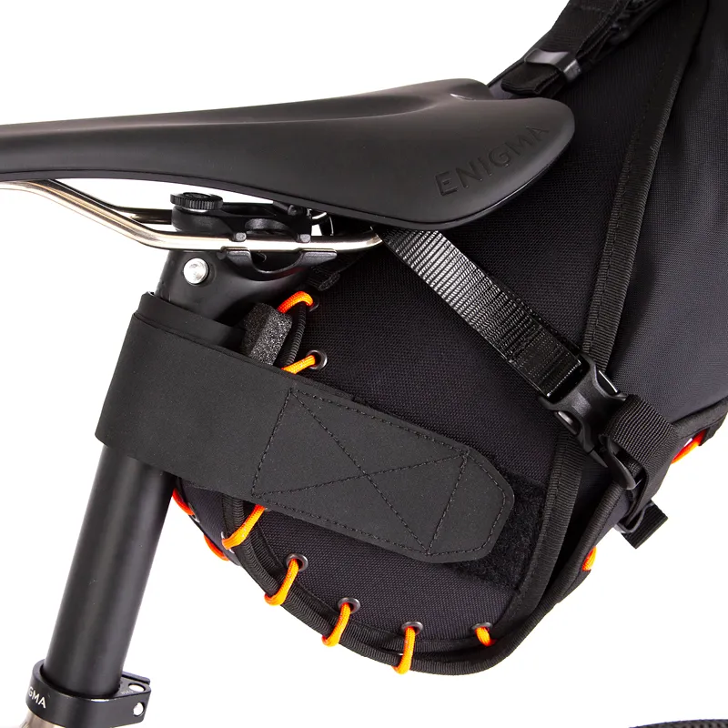 Restrap Saddle Bag - Black or Orange-4